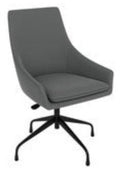 TUCKER GUEST CHAIR-DK GRY PU10