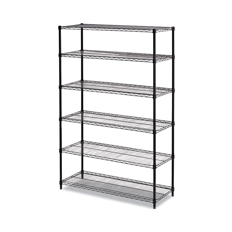 Alera NSF Certified 6-Shelf Wire Shelving Kit - ALESW664818