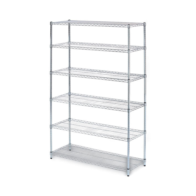 Alera NSF Certified 6-Shelf Wire Shelving Kit - ALESW664818