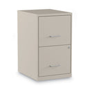Alera Soho Vertical File Cabinet, 2 Drawers: File/File, Letter - ALESVF1824