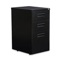 Alera File Pedestal, Left or Right, 3-Drawers: Box/Box/File, Legal/Letter - ALEPABBF