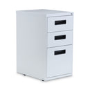 Alera File Pedestal, Left or Right, 3-Drawers: Box/Box/File, Legal/Letter - ALEPABBF