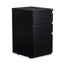 Alera File Pedestal with Full-Length Pull, Left or Right, 3-Drawers - ALEPBBBFBL
