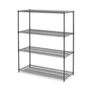 Alera All-Purpose Wire Shelving Starter Kit, Four-Shelf - ALESW2060