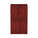 Alera Valencia Series Full Pedestal File, Left or Right, 2 Legal/Letter-Size File Drawers - ALEVA542822