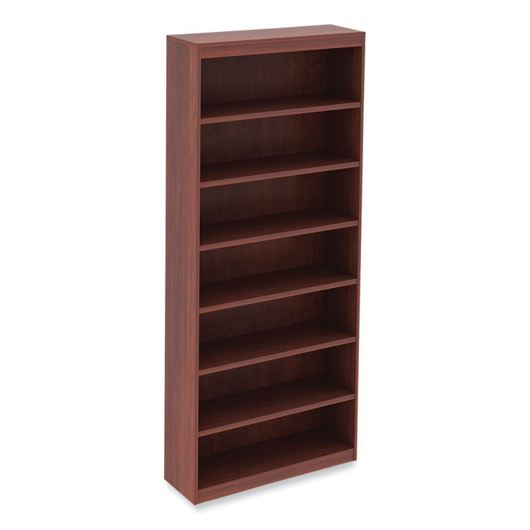 Alera Valencia Series Square Corner Bookcase, Seven-Shelf - ALEVA78436