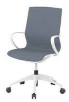 MARIC MB CHAIR-WHT/S.BLUE M116