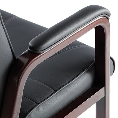 Alera Madaris Leather Guest Chair - Product Photo 3