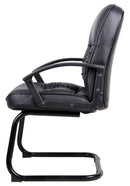 Boss Mid Back Leather Guest Chair