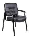 Boss Executive Mid Back Leather Guest Chair