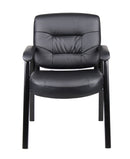 Boss Executive Mid Back Leather Guest Chair