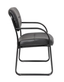 Sillón de Visitas de Cuero Boss B9529
