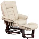 FLASH Bali Sillón Reclinable Multiposición y Otomana - BT-7818-GG