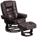 FLASH Bali Sillón Reclinable Multiposición y Otomana - BT-7818-GG