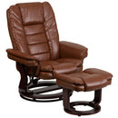 FLASH Bali Sillón Reclinable Multiposición y Otomana - BT-7818-GG