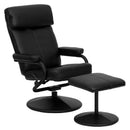 FLASH Jenny sillón reclinable contemporáneo multiposición con reposacabezas y otomana - BT-7863-GG