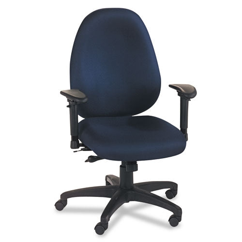 Basyx VL600 Series High-Performance High-Back Task Chair, Navy