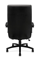 HON Basyx HVL685 Big & Tall Leather Chair, Black