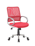 Boss Mesh Back W/ Pewter Finish Task Chair