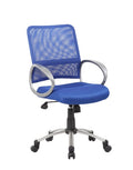 Boss Mesh Back W/ Pewter Finish Task Chair