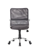 Boss Mesh Back W/ Pewter Finish Task Chair