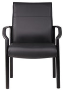 Sillón para invitados de piel Boss B689