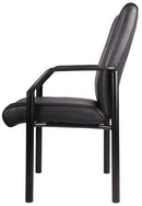 Sillón para invitados de piel Boss B689