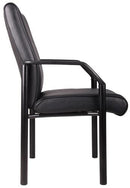 Sillón para invitados de piel Boss B689