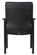 Sillón para invitados de piel Boss B689