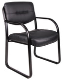 Sillón de Visitas de Cuero Boss B9529