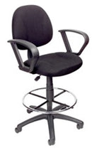 Silla de trabajo Boss con aro reposapiés B1617