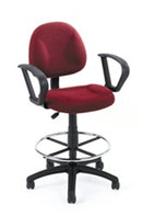 Silla de trabajo Boss con aro reposapiés B1617