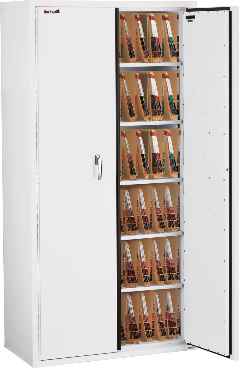 FireKing 44" Tall Legal Size Fire-Rated End Tab Storage Cabinet - CF 4436-MD-LGL