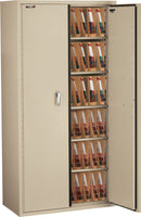 FireKing 72" Tall Legal Size Fire-Rated End Tab Storage Cabinet - CF 7236-MD-LGL