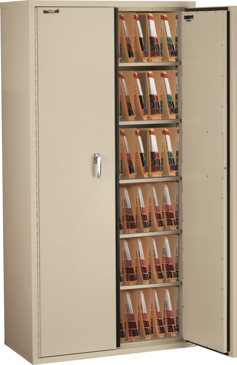 FireKing 72" Tall Legal Size Fire-Rated End Tab Storage Cabinet - CF 7236-MD-LGL