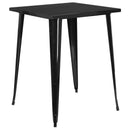 Mesa cuadrada de uso comercial de 31.5" para interior/exterior FLASH Nolan - CH-51040-40-GG