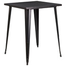 Mesa cuadrada de uso comercial de 31.5" para interior/exterior FLASH Nolan - CH-51040-40-GG