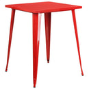Mesa cuadrada de uso comercial de 31.5" para interior/exterior FLASH Nolan - CH-51040-40-GG