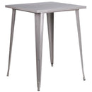 Mesa cuadrada de uso comercial de 31.5" para interior/exterior FLASH Nolan - CH-51040-40-GG