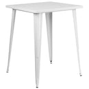 Mesa cuadrada de uso comercial de 31.5" para interior/exterior FLASH Nolan - CH-51040-40-GG