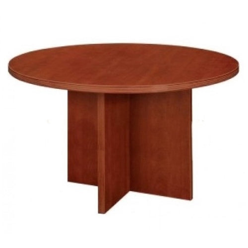 Cherryman Amber Round Conference Table w/ X-Base