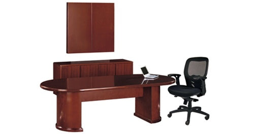 Cherryman Ruby Racetrack Conference Table