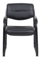 Sillón de Visitas de Cuero Boss B9529
