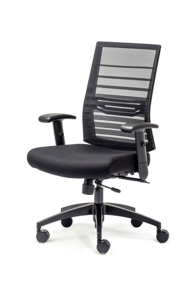 High Point ETC Mesh Mid-Back Chair - Side View