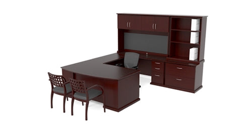 Cherryman Emerald Executive Desk Set (as shown)