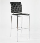 Carina B-Bar Black Leather by Eurostyle