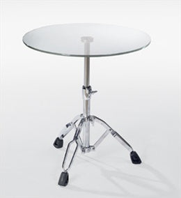 Drum Table w/ Glass Top by Eurostyle