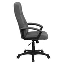 FLASH Rochelle High-Back Gray Fabric Executive Swivel Office Chair - BT-134A-GY-GG