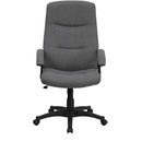 FLASH Rochelle High-Back Gray Fabric Executive Swivel Office Chair - BT-134A-GY-GG