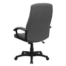 FLASH Rochelle High-Back Gray Fabric Executive Swivel Office Chair - BT-134A-GY-GG